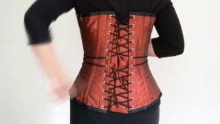 Corsets365  How to self lace a corset [upl. by Nagap]