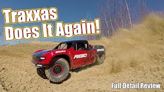 Incredible Scale OffRoad RC Trophy Truck  Traxxas Unlimited Desert Racer Review  RC Driver [upl. by Refanej]