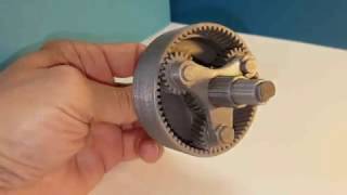 Printed 3D planetary gear  engrenage planétaire [upl. by Xonel]