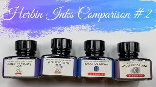 Herbin Inks Comparison 2 [upl. by Eicam]