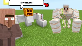 How To Spawn SUPER Iron Golem In Minecraft [upl. by Hoy]