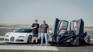 Is the SSC Tuatara as fast as they say Racing my Bugatti Veyron [upl. by Orimlede]