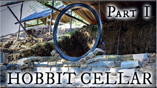 Building a Hobbit style root cellar with stone Part I [upl. by Noizneb261]