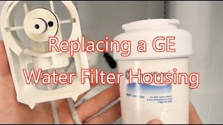 Water Filter Housing Replacement  wr17x20862 installation [upl. by Lindsey]