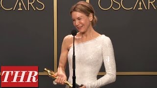 Oscar Winner Renée Zellweger Full Press Room Speech  THR [upl. by Luehrmann]