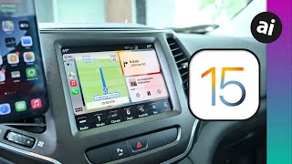 Everything NEW with CarPlay in IOS 15 [upl. by Aitret674]