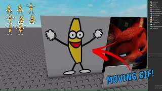 How to add GIFs in Roblox Studio tutorial [upl. by Nollid]