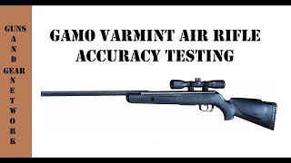 GAMO Varmint Air Rifle Accuracy Testing [upl. by Ahsauqram]