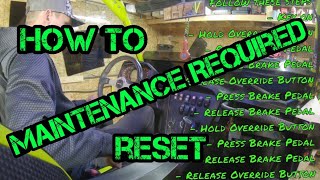 Can Am Maintenance Required How To Reset [upl. by Kile40]