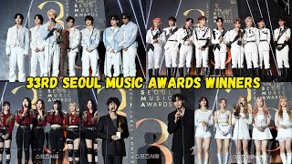 33rd Seoul Music Awards 2024 Winners Full List [upl. by Enilegna]