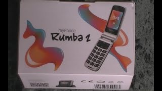 MyPhone Rumba 2 telefon dla seniora z klapką [upl. by Irep826]