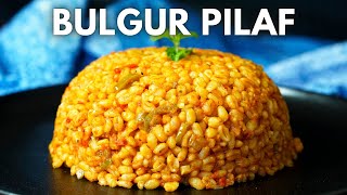 How to make a SERIOUSLY GOOD Turkish Bulgur Pilaf  Burghul Pilaf [upl. by Annyrb]