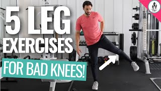 5 Leg Exercises for Arthritic Knees AND Bad Knees [upl. by Flann]