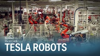 Meet Iceman and Wolverine — the 2 coolest robots in Teslas factory [upl. by An669]