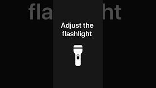 Adjust flashlight brightness on iPhone — Apple Support [upl. by Byrn]