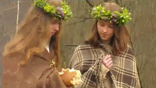 Lithuanian pagan folk song  Jurginių liaudies daina  Geras vakaras [upl. by Ahsiral340]