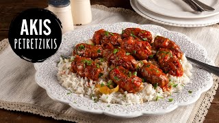 Greek meatballs  Soutzoukakia  Akis Petretzikis [upl. by Clarence]