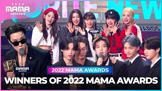 2022MAMA WINNERS OF 2022 MAMA AWARDS 수상자 한눈에 보기 [upl. by Forlini445]