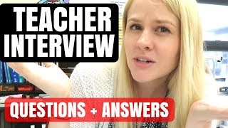 ULTIMATE Teacher Interview Questions And Answers Guide [upl. by Neiv943]