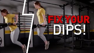 How To Do DIPS for Beginners  Progression Tips [upl. by Attezi]