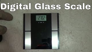 How To Operate The Digital Glass Weight Scale From Walgreens [upl. by Sapienza]