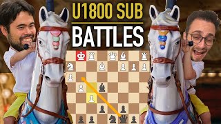 Under 1800 Rated Sub Battles vs GMHikaru  FULL [upl. by Ole]