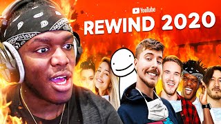 Reacting To MrBeasts Youtube Rewind 2020 [upl. by Llerret289]