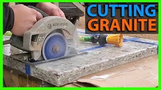 How To Cut Granite Countertop [upl. by Nisotawulo81]