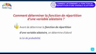 Comment déterminer la fonction de répartition dune variable aléatoire 13 [upl. by Sandra208]