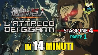 Lattacco dei giganti  4 stag  in 14 minuti Parte 1 [upl. by Eimot]