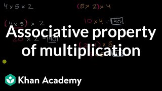 Associative property of multiplication [upl. by Annovad]