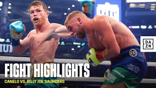 HIGHLIGHTS  Canelo Alvarez vs Billy Joe Saunders [upl. by Necila]