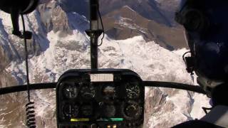 ELICOTTERO IN QUOTA Sa 315b Lama EliFly Elicotterihelicopter work in the Alps [upl. by Llyrat]