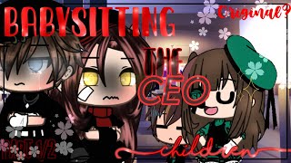 Babysitting the ceo childrenGLMM Gacha life mini movie original [upl. by Yblok]