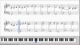 Shostakovich  The Second Waltz  Free PDF  Easiest Piano Version [upl. by Herwig108]