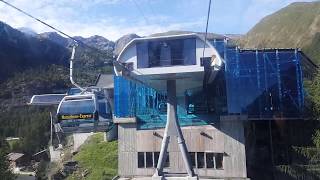 Europe Highest Cable Car  Matterhorn Glacier Paradise [upl. by Crosse886]