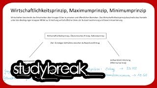 Wirtschaftlichkeitsprinzip Maximumprinzip Minimumprinzip  Betriebswirtschaftslehre [upl. by Durante]