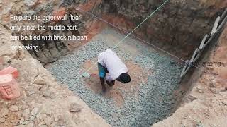 How to construct Septic tank  Building Construction [upl. by Pros]