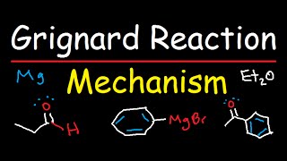 Grignard Reagent Synthesis Reaction Mechanism  Organic Chemistry [upl. by Ynohtnanhoj]