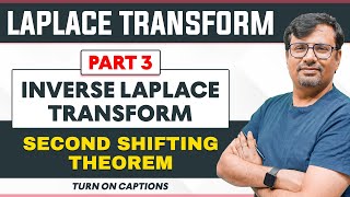 Laplace amp Inverse Laplace Transform  Second Shifting Theorem  GP Sir [upl. by Melquist]