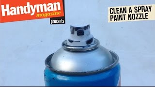 How To Clean A Spray Paint Nozzle [upl. by Goggin]