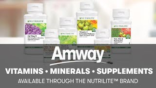 Nutrilite Vitamins Minerals amp Phytonutrient Supplements  Amway [upl. by Ajiram663]