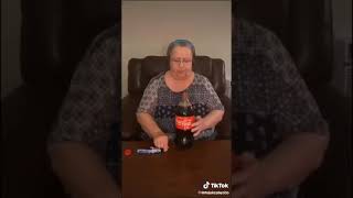 Morgan Freeman narrates Grandma tries the coke and mentos experiment 1 [upl. by Jareb]