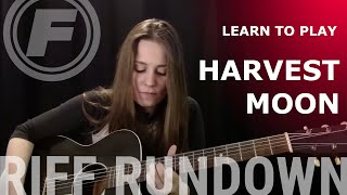 Learn to play Harvest Moon  Neil Young [upl. by Aivila]