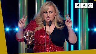 Rebel Wilson steals the show with HILARIOUS unexpected BAFTA 2020 speech  BBC [upl. by Corley]