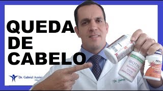 Queda de Cabelo Quais São Meus Suplementos Preferidos  Dr Gabriel Azzini [upl. by Rubma]