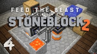 StoneBlock 2 Modpack Ep 4 Lava Automation [upl. by Ahsilem838]