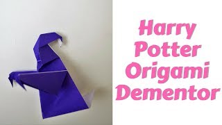 How to fold a Harry Potter Origami Dementor [upl. by Kirrad]