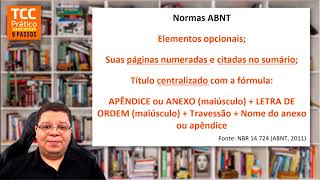 13 Como inserir anexos e apêndice no TCC Normas ABNT [upl. by Nnahsal]