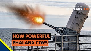 How does the phalanx CIWS work  How powerful phalanx CIWS [upl. by Ragas725]